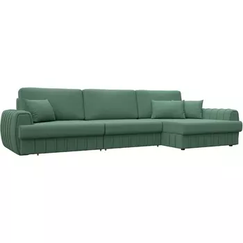 Диван угловой Лига-057 НПБ Лонг угол правый Лига Диванов (Рогожка) арт.129296