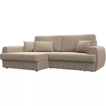 Диван угловой Лига-057 НПБ угол левый Лига Диванов (Велюр) арт.129268L