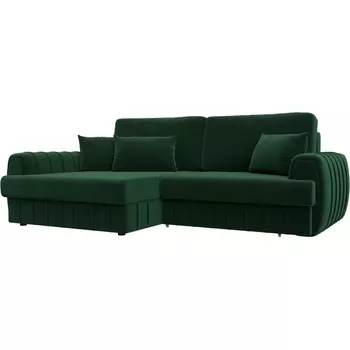 Диван угловой Лига-057 НПБ угол левый Лига Диванов (Велюр) арт.129270L