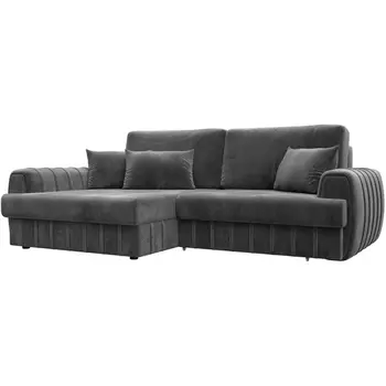 Диван угловой Лига-057 НПБ угол левый Лига Диванов (Велюр) арт.129277L