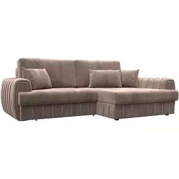 Диван угловой Лига-057 НПБ угол правый Лига Диванов (Велюр) арт.129275