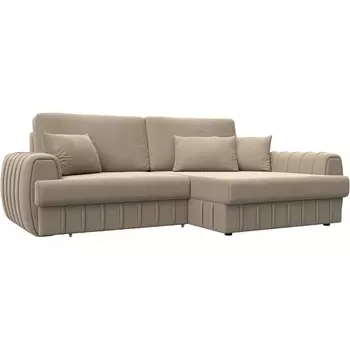 Диван угловой Лига-057 НПБ угол правый Лига Диванов (Велюр) арт.129268