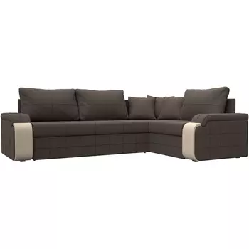 Диван угловой Николь правый угол Лига Диванов (Рогожка) арт.126001