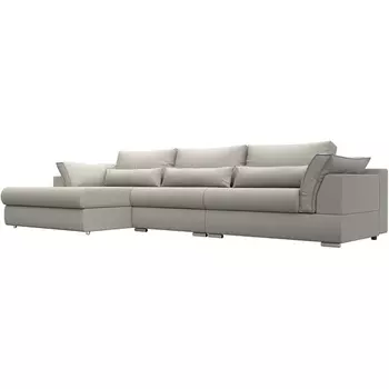 Диван угловой Пекин Long угол левый Лига Диванов (Рогожка) арт.122939L