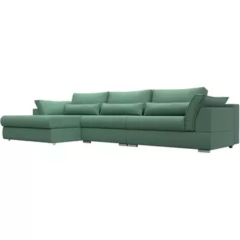 Диван угловой Пекин Long угол левый Лига Диванов (Рогожка) арт.123509L