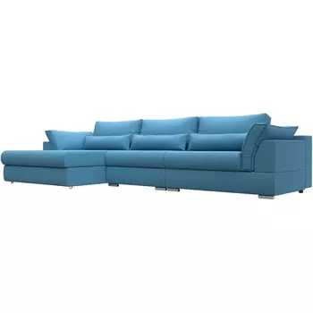 Диван угловой Пекин Long угол левый Лига Диванов (Рогожка) арт.123510L