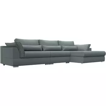 Диван угловой Пекин Long угол правый Лига Диванов (Рогожка) арт.122941