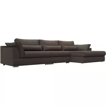 Диван угловой Пекин Long угол правый Лига Диванов (Рогожка) арт.122940