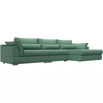 Диван угловой Пекин Long угол правый Лига Диванов (Рогожка) арт.123509