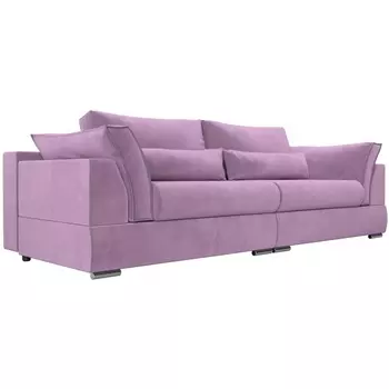 Диван угловой Пекин (микровельвет сиреневый) Лига Диванов 115074