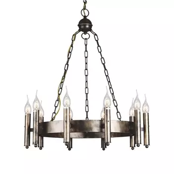 Длинная подвесная люстра Favourite Fortezza 1144-10P кольцо