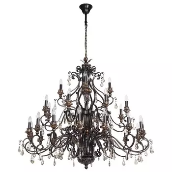 Длинная подвесная люстра Versache Chiaro Версаче 254018828