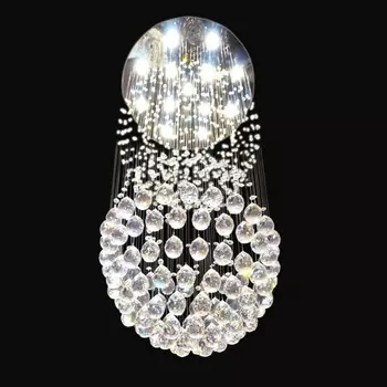 Длинная потолочная люстра Newport 8100 8113/230 шарики