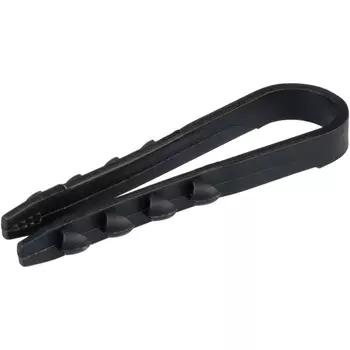 Дюбель-хомут ДХК 5-10 прямоугольный черный 10 шт. duwi 30347 3 Duwi