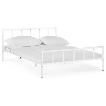 Двуспальная кровать Woodville Гримсей 160х200 белый 552925