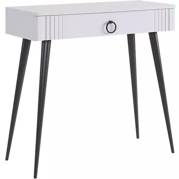 Ева Туалетный столик 2 (без зеркала) Mebelson (ЛДСП,МДФ/Светлое дерево,Белый) арт.TS-02.3101