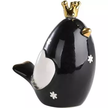 Фигурка Птица Eglo Landjut 427924 L123, B77, H133 керамика, черный, белый, золотой