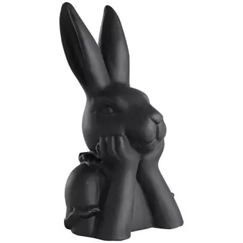 Фигурка Заяц Eglo Gopeng 427972 L120, B95, H197, керамика, черный