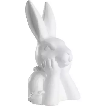 Фигурка Заяц Eglo Gopeng 427974 L120, B95, H197, керамика, белый