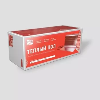 Фольгированный нагревательный мат м2 - Вт Miro FM 10 кв.м 1500