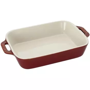 Форма для запекания, прямоугольная 34x24 см, античный медный 40511-889 Staub