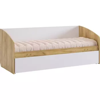 Форсаж Кровать, цвет дуб крафт золотой/белый Mebelson (арт.MKF-07.2725)