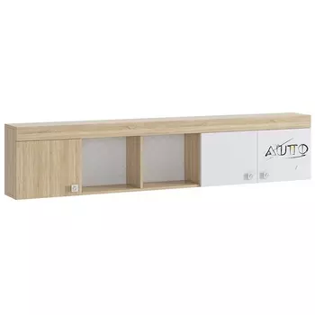 Форсаж Полка, цвет дуб сонома/белый Mebelson (арт.MKF-04.1623)