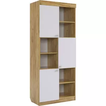 Форсаж Стеллаж, цвет дуб крафт золотой/белый Mebelson (арт.MKF-03.2725)