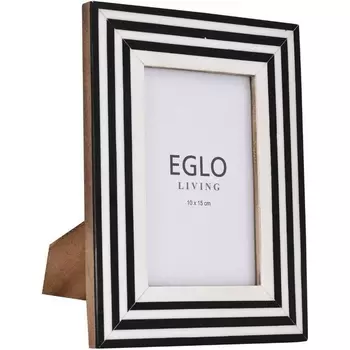 Фоторамка Eglo Panaon 423066 L215, B15, H165, пластик, стекло, черный, белый