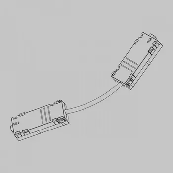 Гибкий соединитель питания для шинопровода Imex Smart Line IL.0050.4002-WH