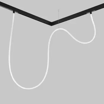 Гибкий светодиодный светильник магнитный ST Luce Skyline 48V ST684.436.36 черный LED 1*36W L3000