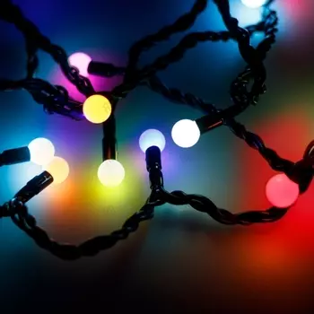 Светодиодная гирлянда ARD-BALL-CLASSIC-D13-20000-BLACK-200LED (230V, 14W) (Ardecoled, IP65) Ardecoled ARD-BALL-CLASSIC 025579