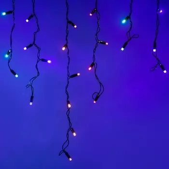 Светодиодная гирлянда ARD-EDGE-CLASSIC-2400x600-BLACK-88LED-LIVE RGB (230V, 6W) (Ardecoled, IP65) 026015