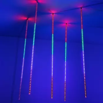 Светодиодная гирлянда ARD-ICEFALL-CLASSIC-D12-1000-5PCS-CLEAR-120LED-LIVE RGB (230V, 11W) (Ardecoled, IP65) 026056