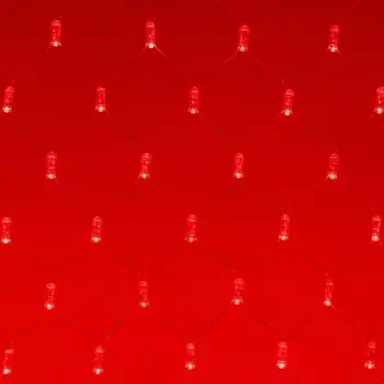 Светодиодная гирлянда ARD-NETLIGHT-CLASSIC-2000x1500-CLEAR-288LED Red (230V, 18W) (Ardecoled, IP65) 024679