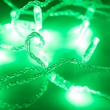 Светодиодная гирлянда ARD-STRING-CLASSIC-10000-CLEAR-100LED-STD GREEN (230V, 7W) (Ardecoled, IP65) 025785 (Arlight)