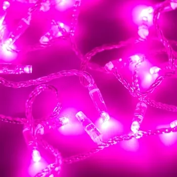 Светодиодная гирлянда ARD-STRING-CLASSIC-10000-CLEAR-100LED-STD PINK (230V, 7W) (Ardecoled, IP65) 025791 (Arlight)