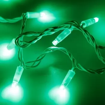 Светодиодная гирлянда ARD-STRING-CLASSIC-10000-WHITE-100LED-FLASH GREEN (230V, 7W) (Ardecoled, IP65) 025816