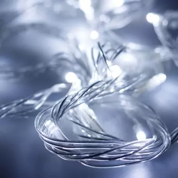 Светодиодная гирлянда ARD-STRING-HOME-10000-CLEAR-99LED-RUN WHITE (230V, 10.5W) (Ardecoled, IP20) 025915