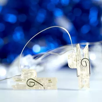 Гирлянда линейная Feron CL574 41652 Прищепки, статичная, 4,5м USB 2700K