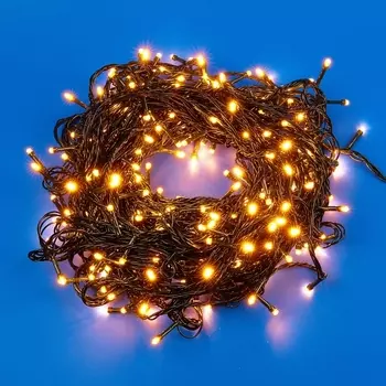 Гирлянда светодиодная. 100м. светодиодов. Теплый белый свет. ULD-S10000-1000/DGA WARM IP20 Uniel ULD WHITE