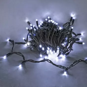 Гирлянда светодиодная 10 м Sneha A-026A W FLASH