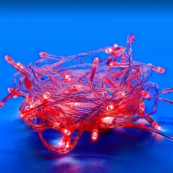 Гирлянда светодиодная, 10м, светодиодов, красный свет. ULD-S1000-100/DTA IP20 Uniel RED