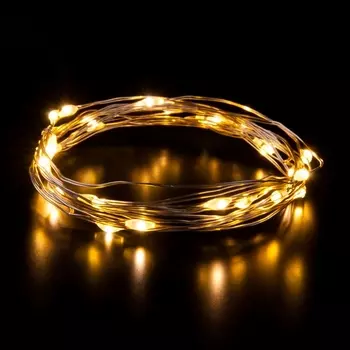 Гирлянда светодиодная 400-006 Eurosvet теплый белый