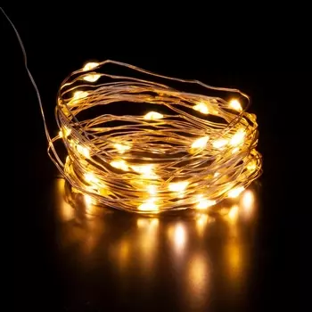 Гирлянда светодиодная 400-007 Eurosvet теплый белый