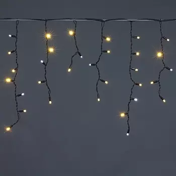 Гирлянда светодиодная Бахрома 5 х 0,6 м Sneha A-057A WW/W FLASH