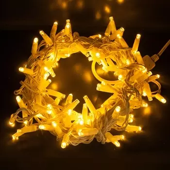 Гирлянда светодиодная IP65 Eurosvet 400-101 теплый белый