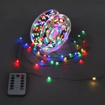 Гирлянда светодиодная Роса 100м 1000LED с контроллером и пультом Sneha A-929 MIX
