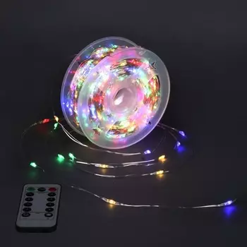 Гирлянда светодиодная Роса 100м 1000LED с контроллером и пультом Sneha A-930 MIX
