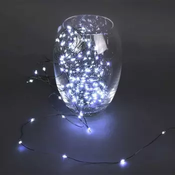 Гирлянда светодиодная Роса 20м 200LED Sneha A-961A WT
